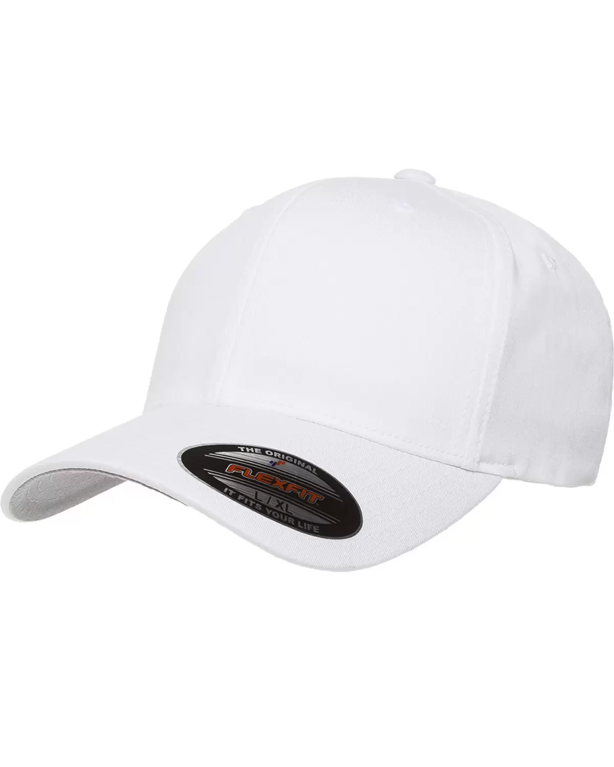 Flexfit 5001 V-Flex Twill / Structured Mid-Profile in White