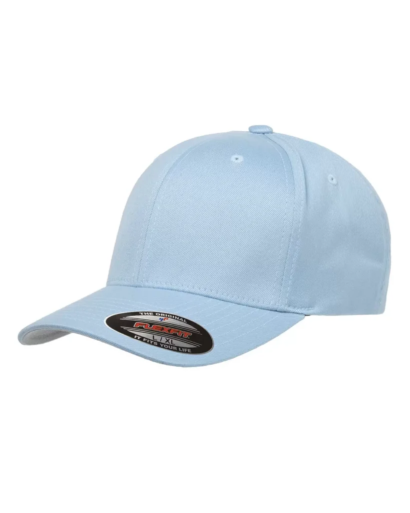 Flexfit 6277 Cotton Blend Cap in Carolina Blue