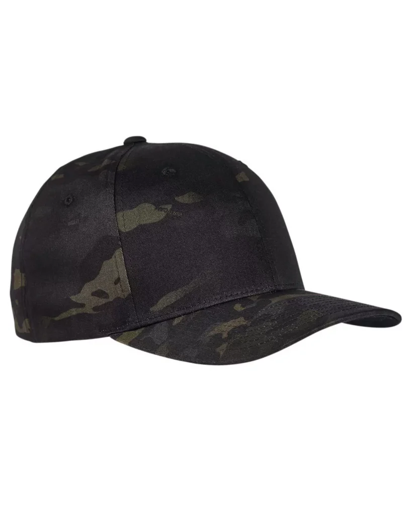 Flexfit 6277 Wooly Combed Cap in Multicam Black