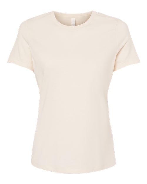 BELLA + CANVAS 6400CVC Women's Relaxed Fit Heather CVC Tee in Heather Natural
