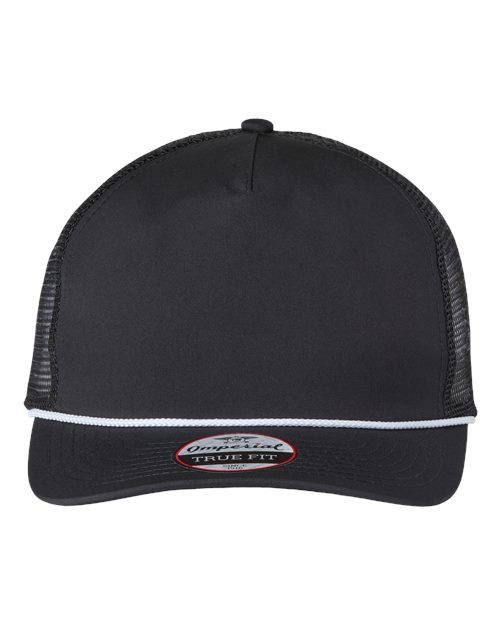 Imperial 5055 The Rabble Rouser Cap in Black/ Black/ White