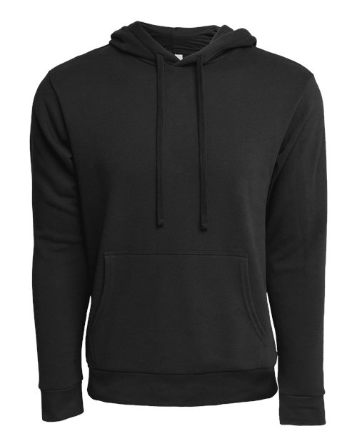 Next Level 9304 Unisex Laguna Sueded Hoodie Sweatshirt in Black