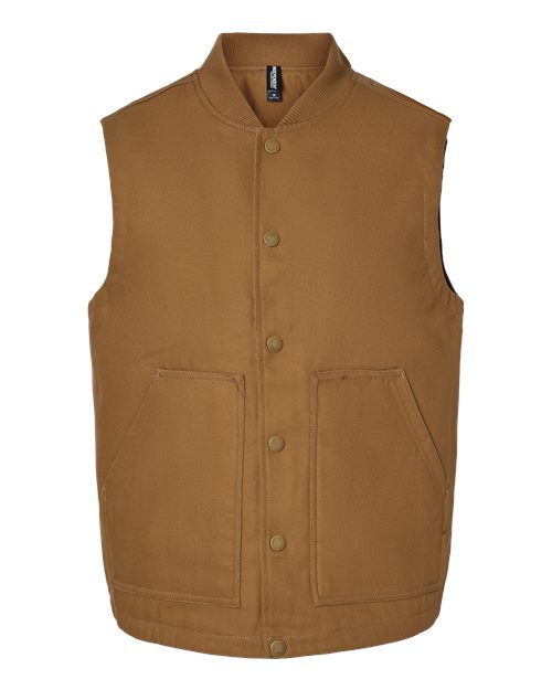 Independent Trading Co. EXP560V Men's Insulated Canvas Workwear Vest in Saddle