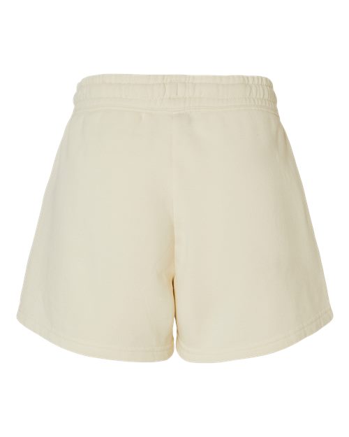 Independent Trading Co. PRM20SRT Women's Lightweight California Wave Wash Fleece Shorts in Bone