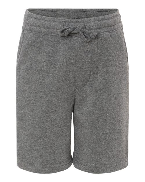 Independent Trading Co. PRM11SRT Toddler Lightweight Special Blend Fleece Shorts in Nickel