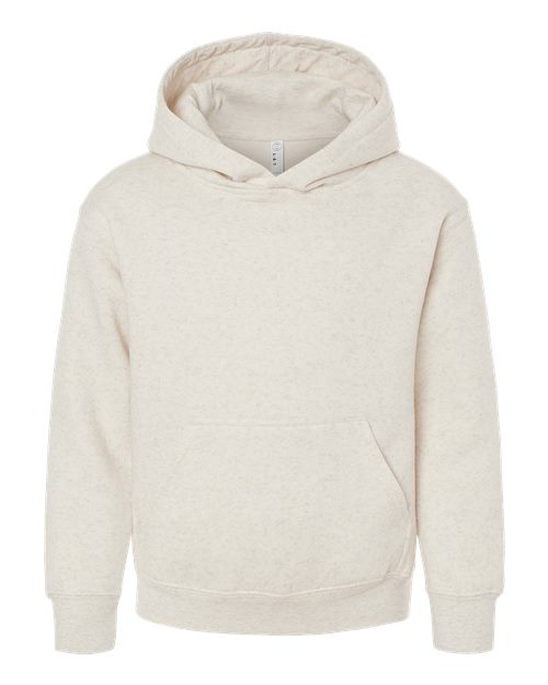 LAT 2296 Youth Hoodie Sweatshirt in Natural Heather