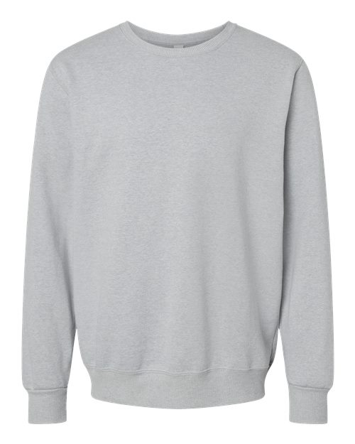 JERZEES 701MR Unisex Eco Premium Blend Ring-Spun Crewneck Sweatshirt in Frost Grey Heather