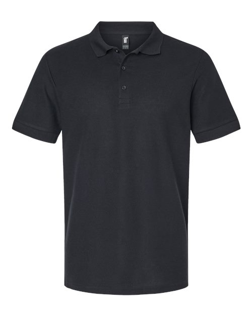 Gildan 85800 Unisex Hammer Pique Polo in Black