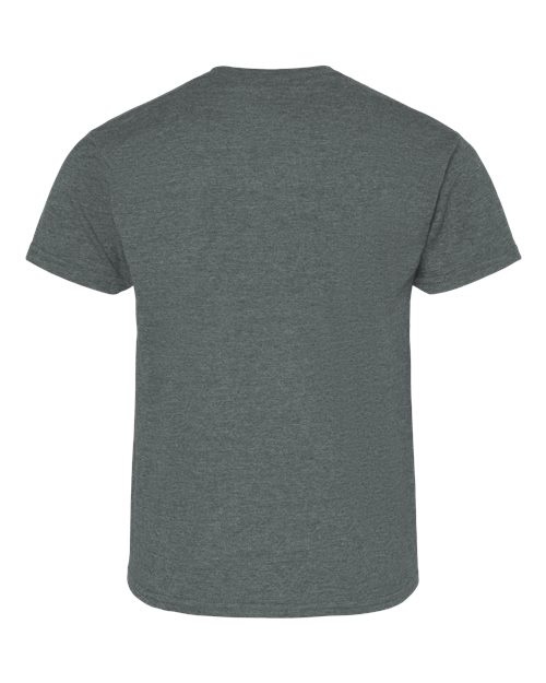 Gildan 64000B Youth Softstyle T-Shirt in Dark Heather
