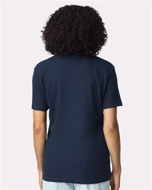 Gildan 64800L Women's Softstyle Pique Polo in Navy