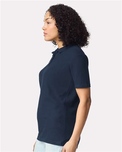 Gildan 64800L Women's Softstyle Pique Polo in Navy