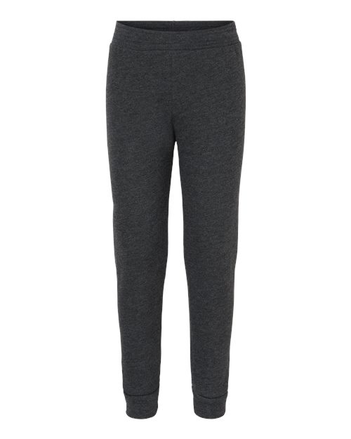 BELLA + CANVAS 3727T Toddler Sponge Fleece Jogger Sweatpants in Dark Grey Heather