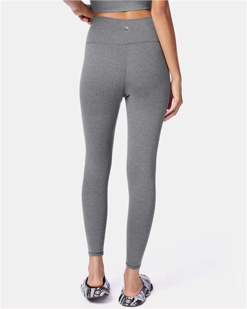 Champion CHP120 Women's Sport Soft Touch Leggings in Ebony Heather