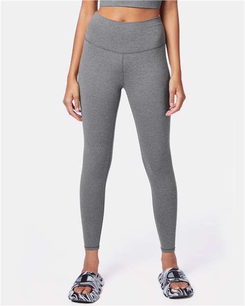 Champion CHP120 Women's Sport Soft Touch Leggings in Ebony Heather