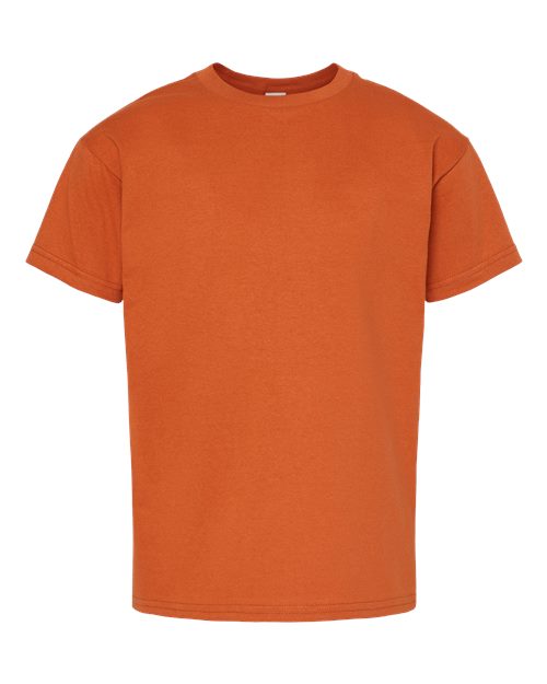 Hanes 5480 Youth Essential-T T-Shirt in Texas Orange
