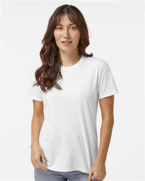 Next Level 6600 Women's CVC Relaxed Tee in White
