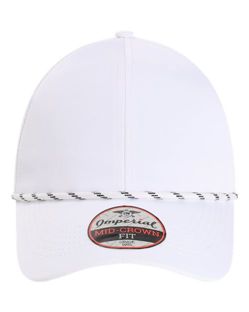 Imperial 6054 The Habanero Performance Rope Cap in White