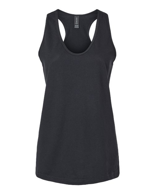 Gildan 64220LCVC Women's Softstyle CVC Racerback Tank Top in Pitch Black