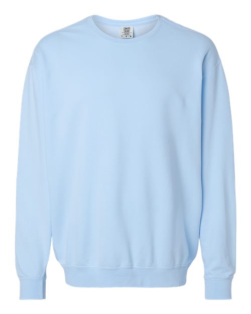 Comfort Colors 1466 Unisex Garment-Dyed Lightweight Crewneck Sweatshirt in Hydrangea