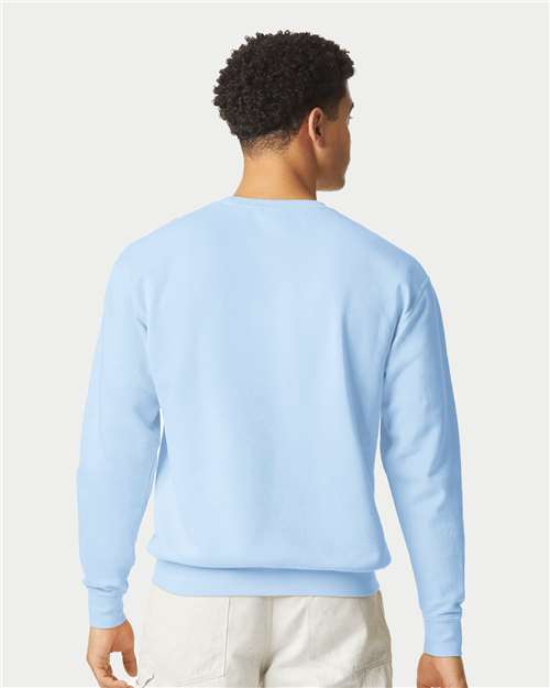 Comfort Colors 1466 Unisex Garment-Dyed Lightweight Crewneck Sweatshirt in Hydrangea