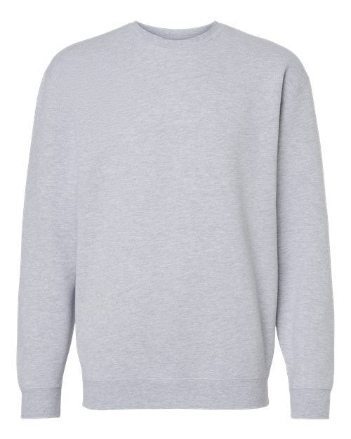 Independent Trading Co. IND3000 Unisex Heavyweight Crewneck Sweatshirt in Grey Heather