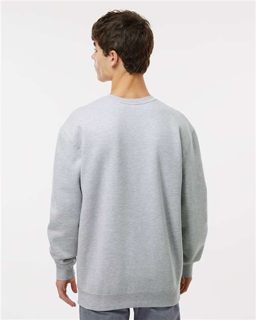 Independent Trading Co. IND3000 Unisex Heavyweight Crewneck Sweatshirt in Grey Heather
