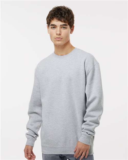 Independent Trading Co. IND3000 Unisex Heavyweight Crewneck Sweatshirt in Grey Heather