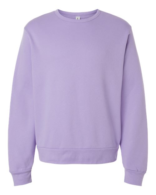 BELLA + CANVAS 3911 Unisex Sponge Fleece Classic Crewneck Sweatshirt in Dark Lavender