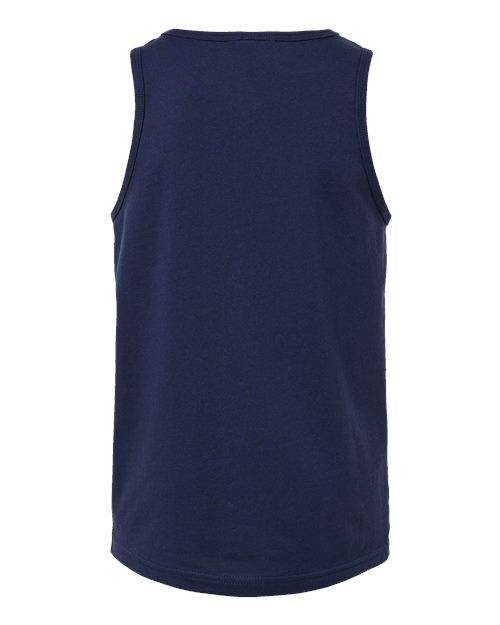 BELLA + CANVAS 3480Y Youth Jersey Tank in Navy