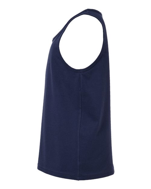 BELLA + CANVAS 3480Y Youth Jersey Tank in Navy