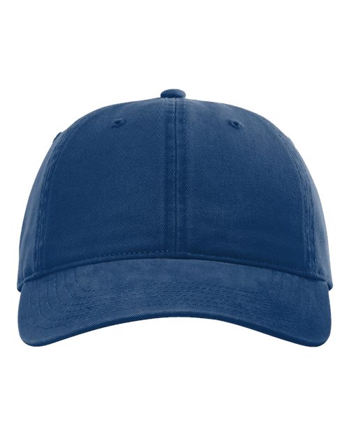 Richardson 326 Peach Twill Dad Hat in Royal