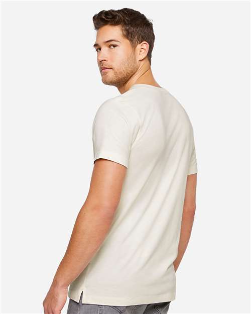 LAT 6904 Unisex Bamboo Tee in Eggshell