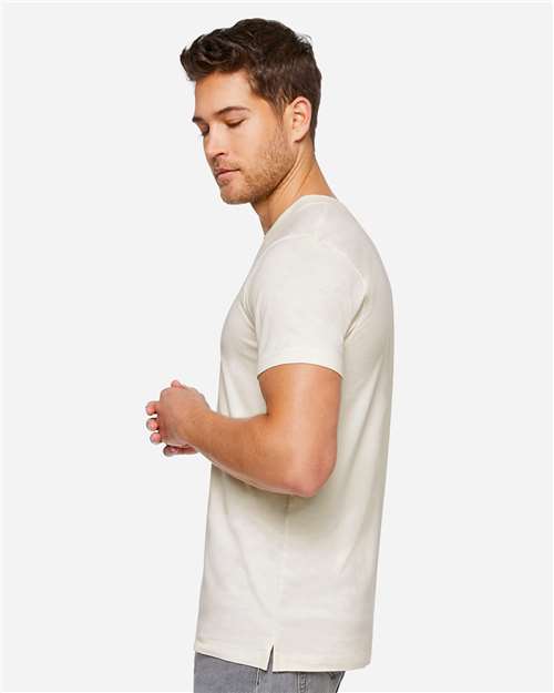 LAT 6904 Unisex Bamboo Tee in Eggshell