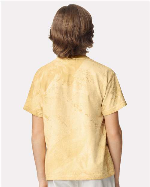 Comfort Colors 1745Y Youth Colorblast Heavyweight T-Shirt in Citrine