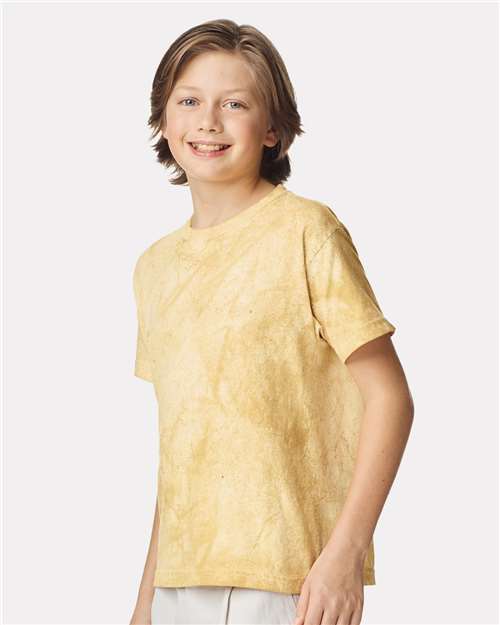 Comfort Colors 1745Y Youth Colorblast Heavyweight T-Shirt in Citrine