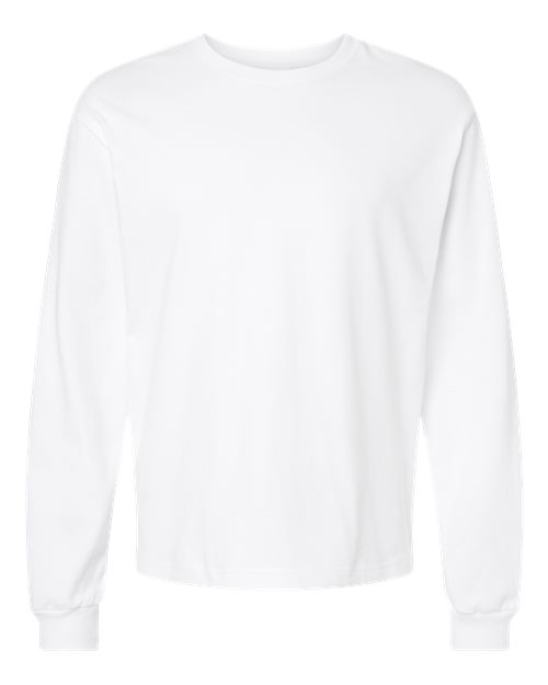 BELLA + CANVAS 3511 6 oz. Heavyweight Long Sleeve Tee in White