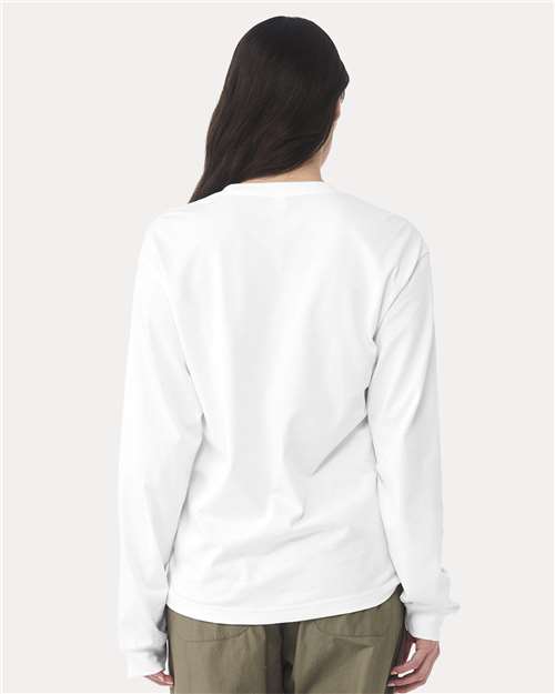 BELLA + CANVAS 3511 6 oz. Heavyweight Long Sleeve Tee in White