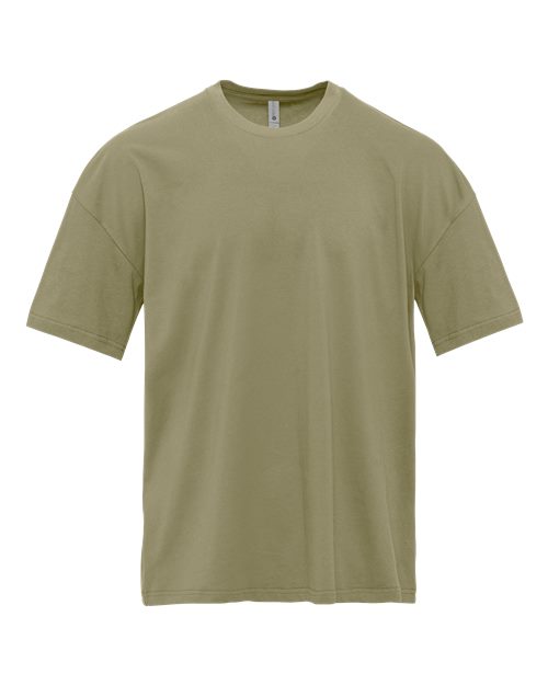 Next Level 7200 Unisex Heavyweight Tee in Light Olive