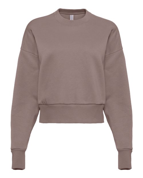 Next Level 9087 Women's Heavyweight Crewneck Sweatshirt in Shiitake