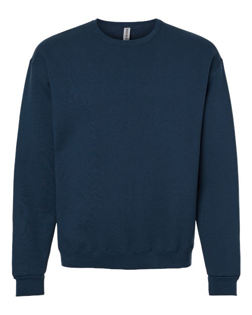 JERZEES C12MR Unisex Rugged Crewneck Sweatshirt in Washed Navy