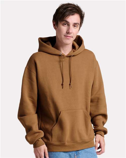 JERZEES H12MR Unisex Rugged Hooded Sweatshirt in Golden Pecan