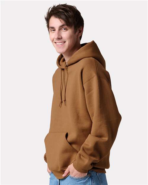 JERZEES H12MR Unisex Rugged Hooded Sweatshirt in Golden Pecan