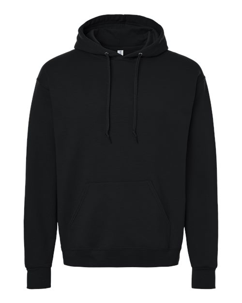 JERZEES IC49MR Unisex Ultimate CVC Hooded Sweatshirt in Black Ink