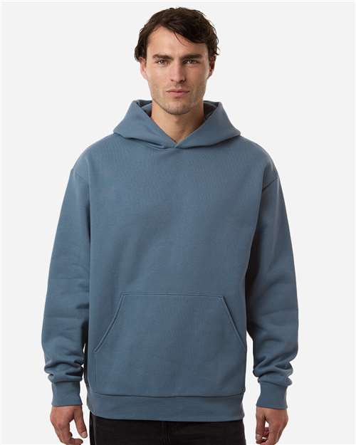 Independent Trading Co. IND330BLV Unisex Boulevard Heavyweight Hooded Sweatshirt in Storm Blue