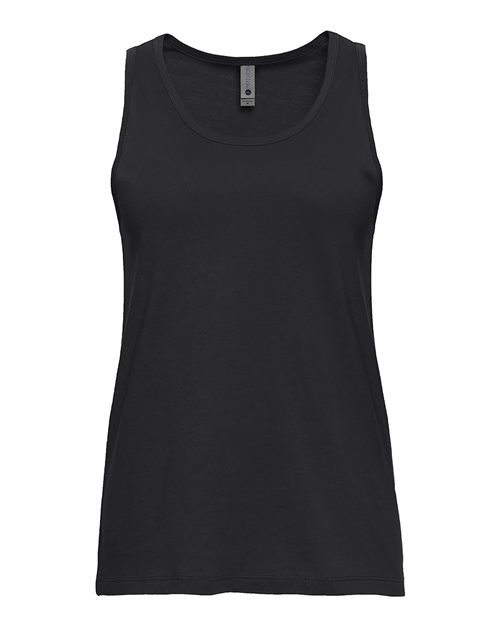 Next Level 3933 Women's Cotton Tank in Black