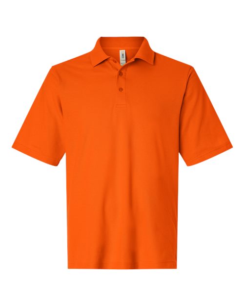 CORE365 CE106 Men's Resolve CVC Performance Pique Polo in Campus Orange