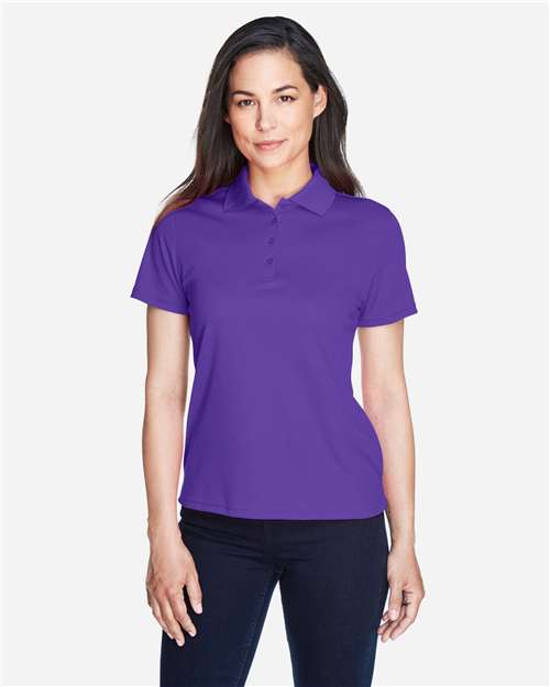 CORE365 78181 Women's Origin Performance Piqué Polo in Campus Purple