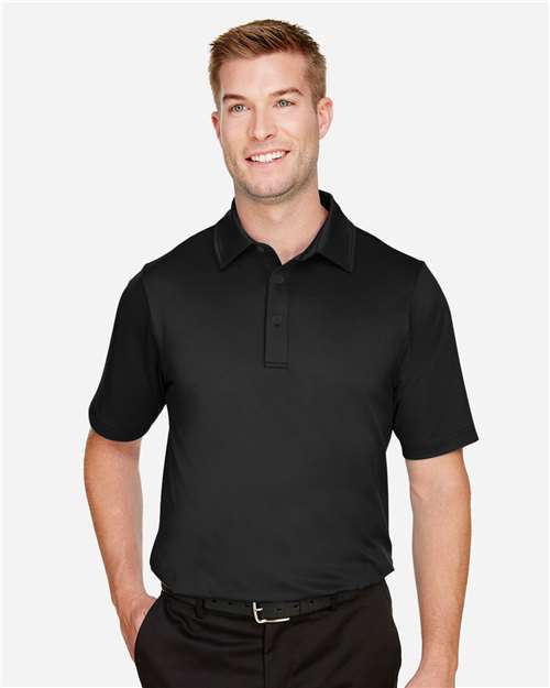 Devon & Jones DG21 Men's CrownLux Performance Range Flex Polo in Black