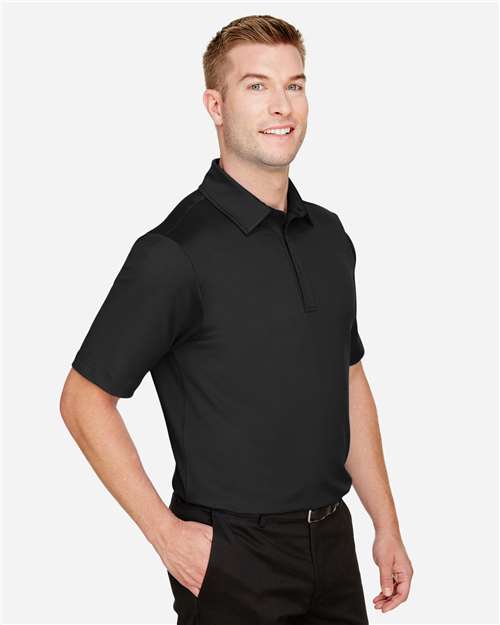 Devon & Jones DG21 Men's CrownLux Performance Range Flex Polo in Black