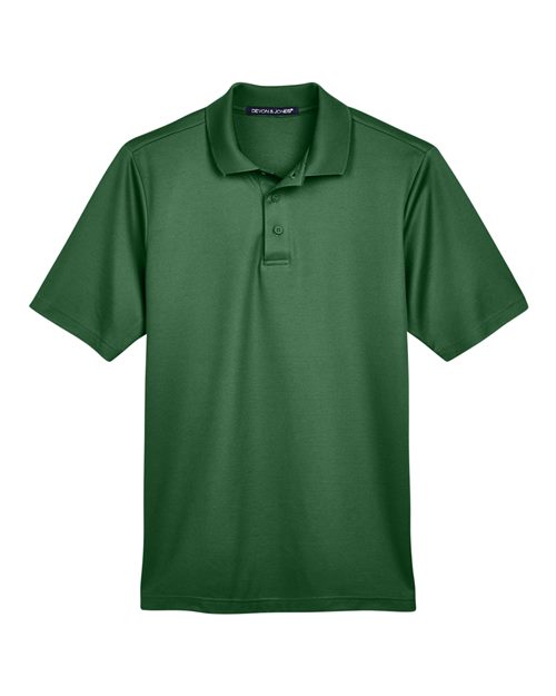 Devon & Jones DG20 Men's CrownLux Performance Plaited Polo in Forest
